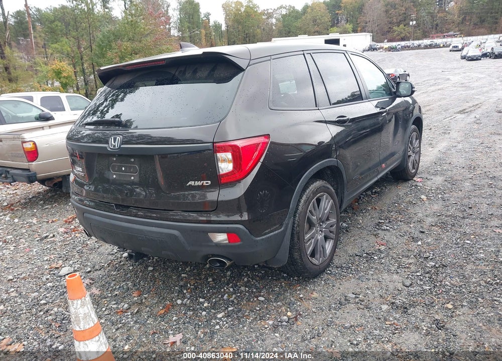 2020 HONDA PASSPORT EX-L VIN: 5FNYF8H55LB002574