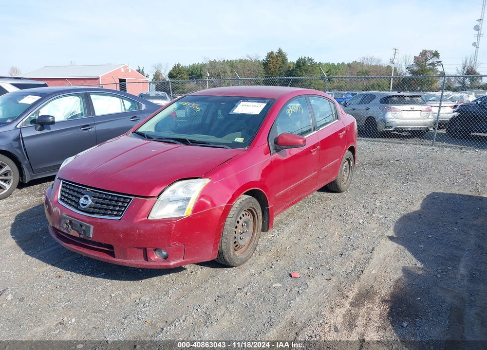 2008 NISSAN SENTRA 2.0S VIN: 3N1AB61E58L662413