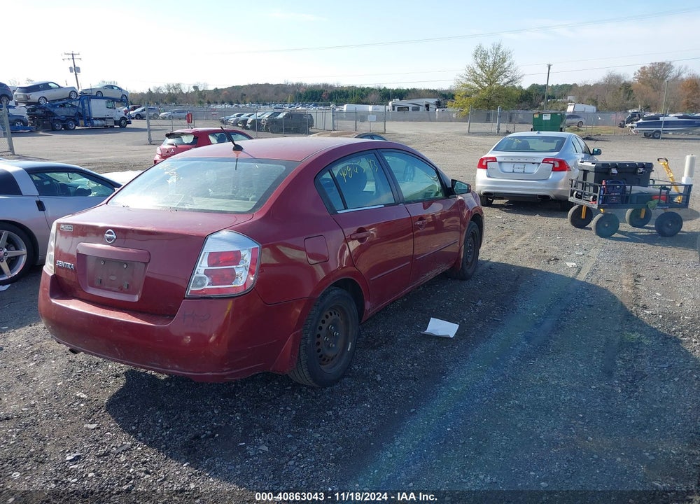 2008 NISSAN SENTRA 2.0S VIN: 3N1AB61E58L662413