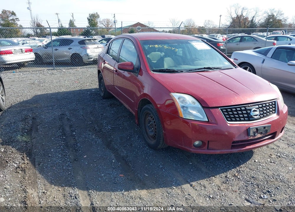 2008 NISSAN SENTRA 2.0S VIN: 3N1AB61E58L662413