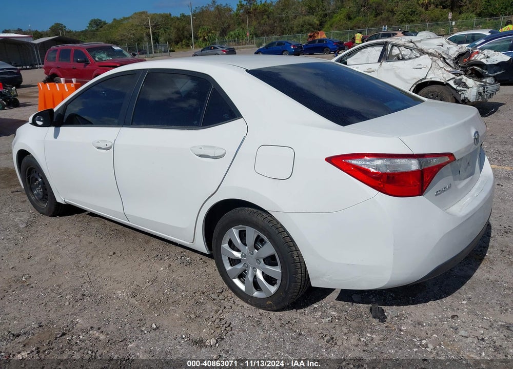 2016 TOYOTA COROLLA LE VIN: 5YFBURHE0GP527456