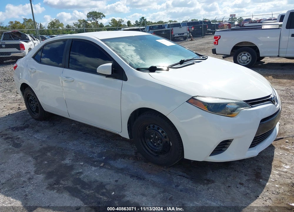 2016 TOYOTA COROLLA LE VIN: 5YFBURHE0GP527456