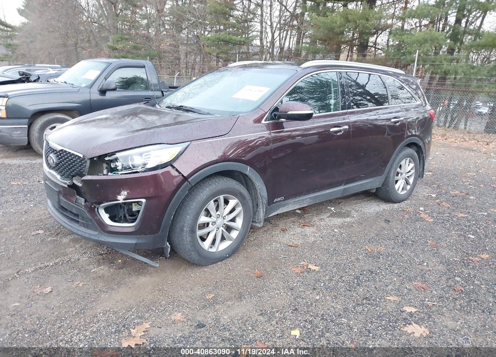 2016 KIA SORENTO 2.4L LX VIN: 5XYPGDA38GG082736