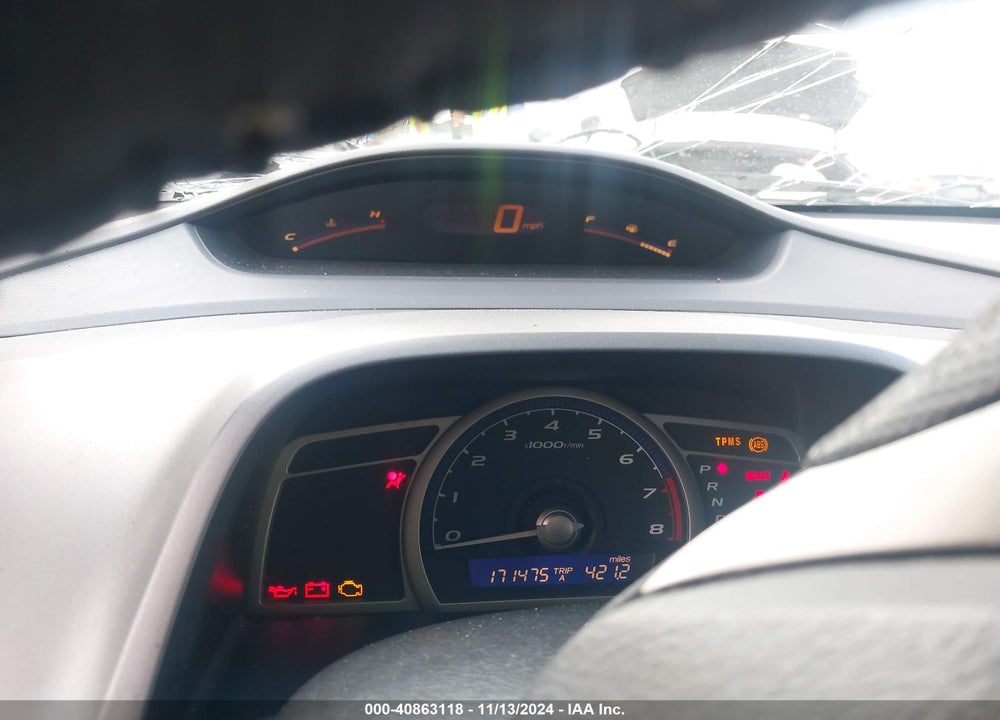 2010 HONDA CIVIC VP VIN: 19XFA1F37AE041393