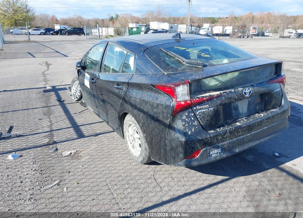 2019 TOYOTA PRIUS LE VIN: JTDKARFU9K3075656