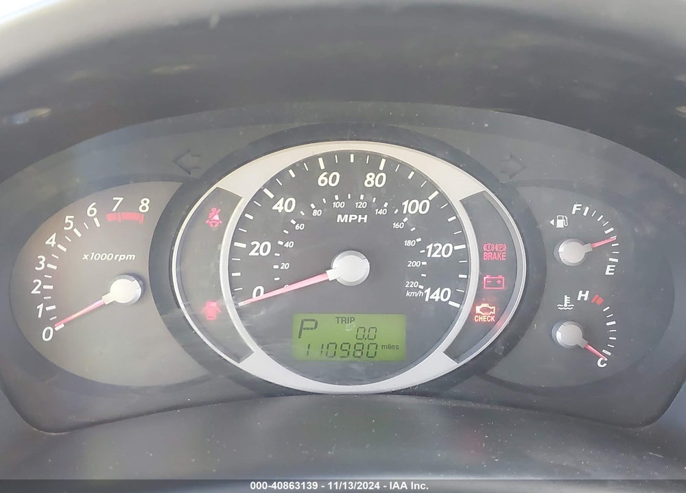 2005 HYUNDAI TUCSON GLS/LX VIN: KM8JN12D75U115881