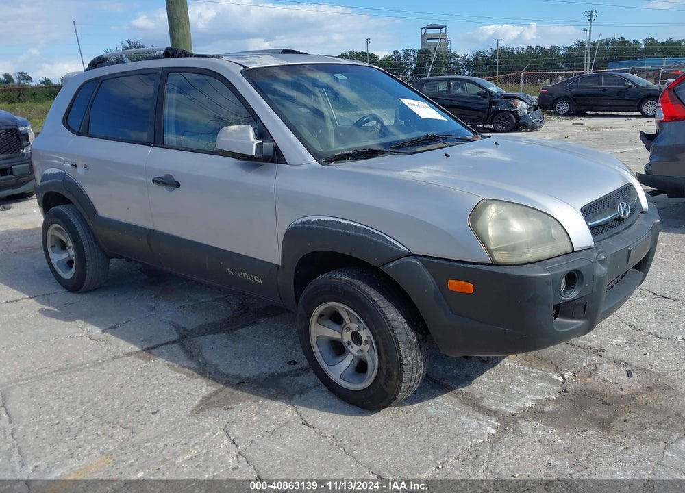 2005 HYUNDAI TUCSON GLS/LX VIN: KM8JN12D75U115881