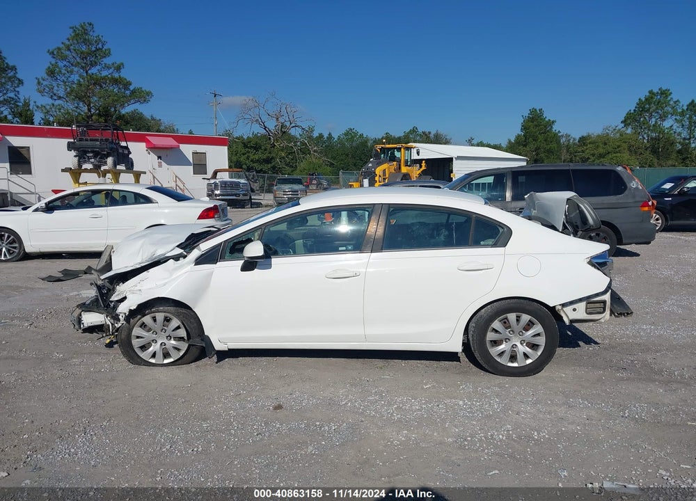 2012 HONDA CIVIC LX VIN: 19XFB2F57CE071713