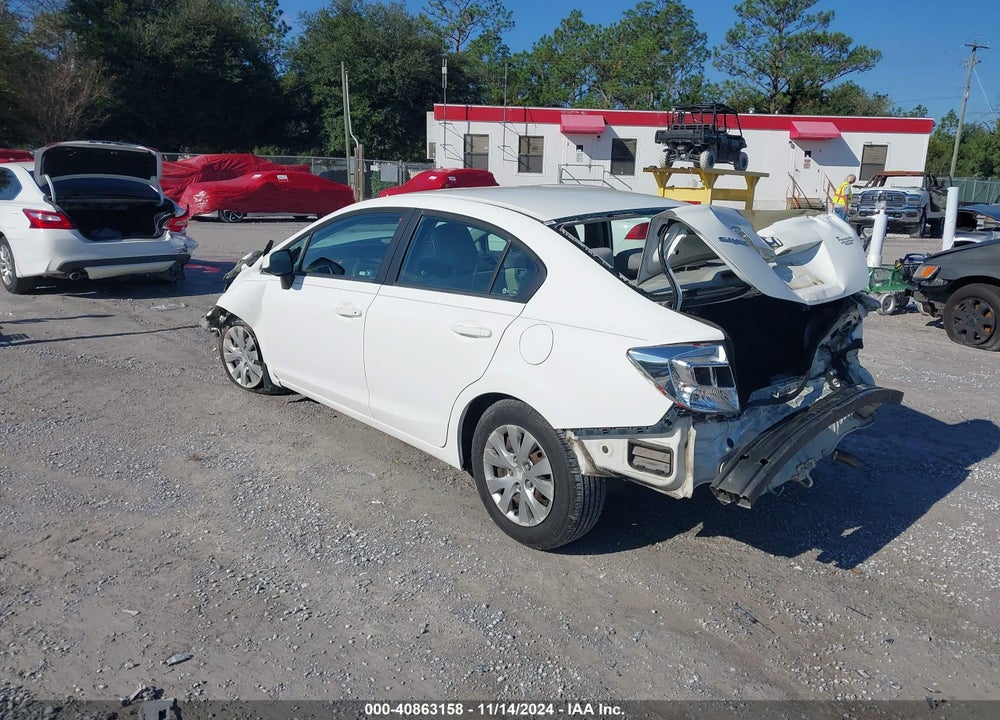 2012 HONDA CIVIC LX VIN: 19XFB2F57CE071713