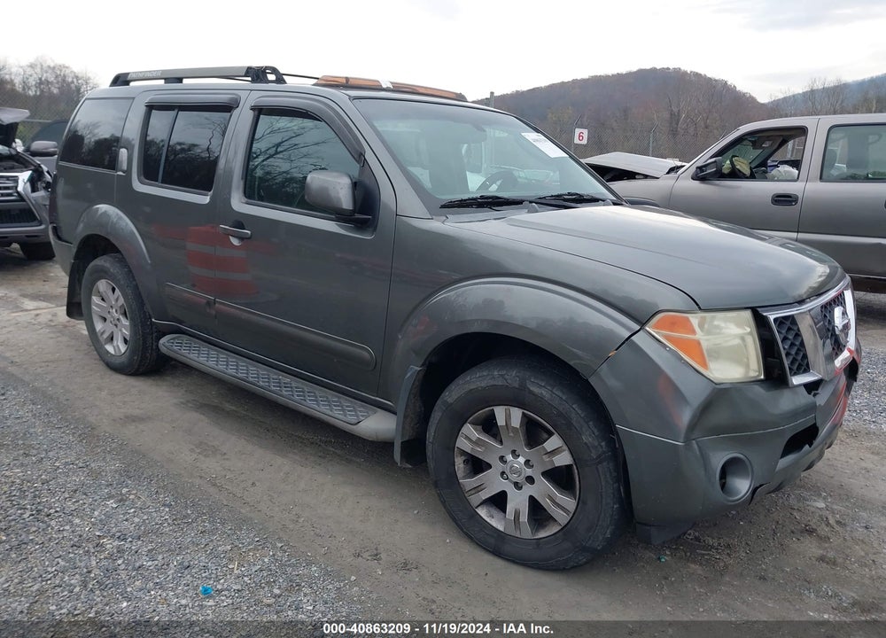 2005 NISSAN PATHFINDER LE VIN: 5N1AR18W25C771800