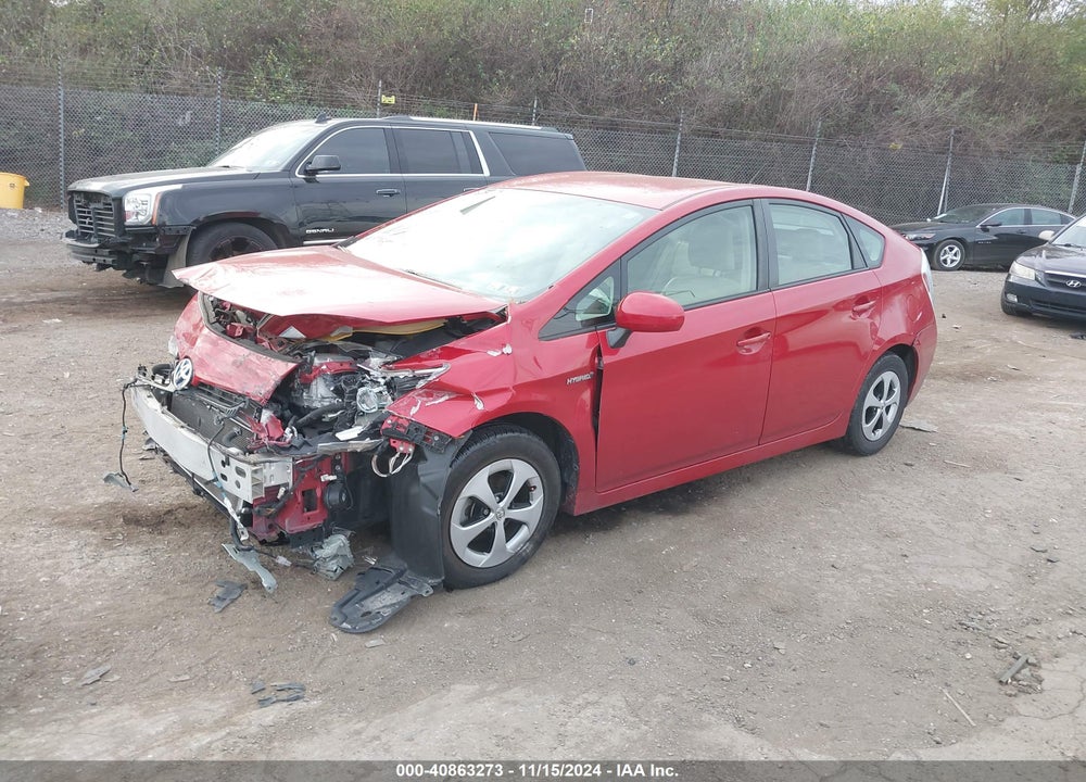 2012 TOYOTA PRIUS TWO VIN: JTDKN3DU1C1534129
