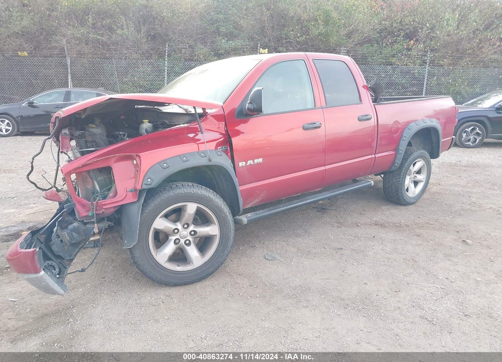 2008 DODGE RAM 1500 SLT VIN: 1D7HU182X8J229302