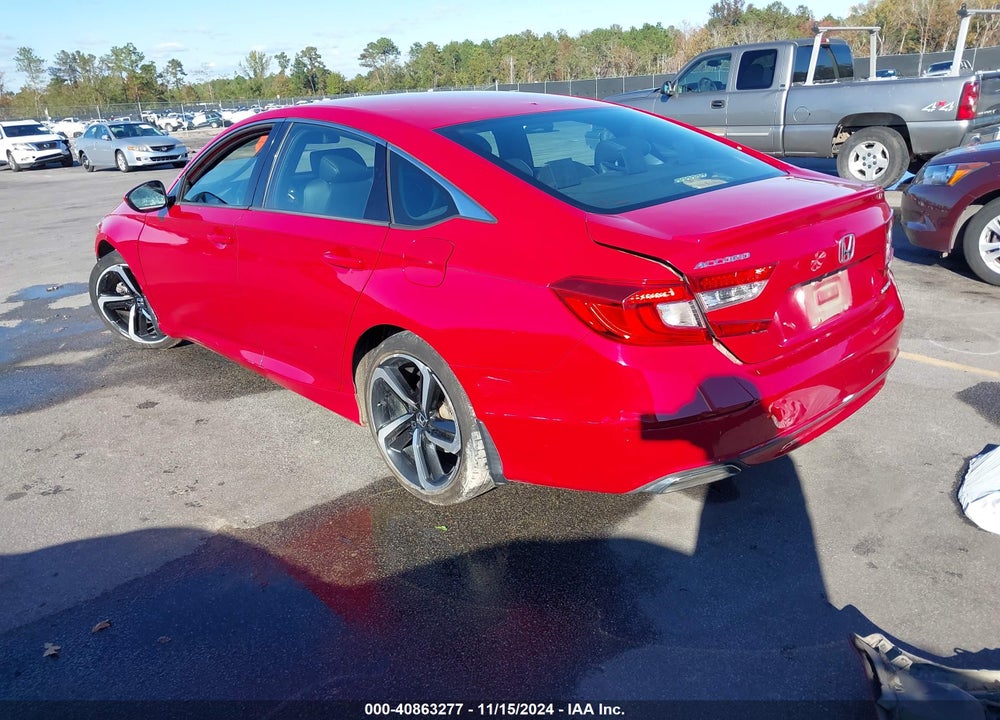 2018 HONDA ACCORD VIN: 1HGCV1F38JA134175
