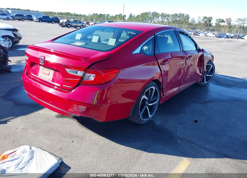 2018 HONDA ACCORD VIN: 1HGCV1F38JA134175