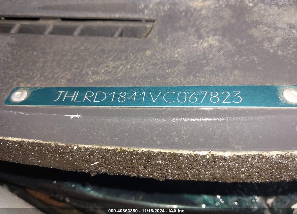 1997 HONDA CR-V VIN: JHLRD1841VC067823