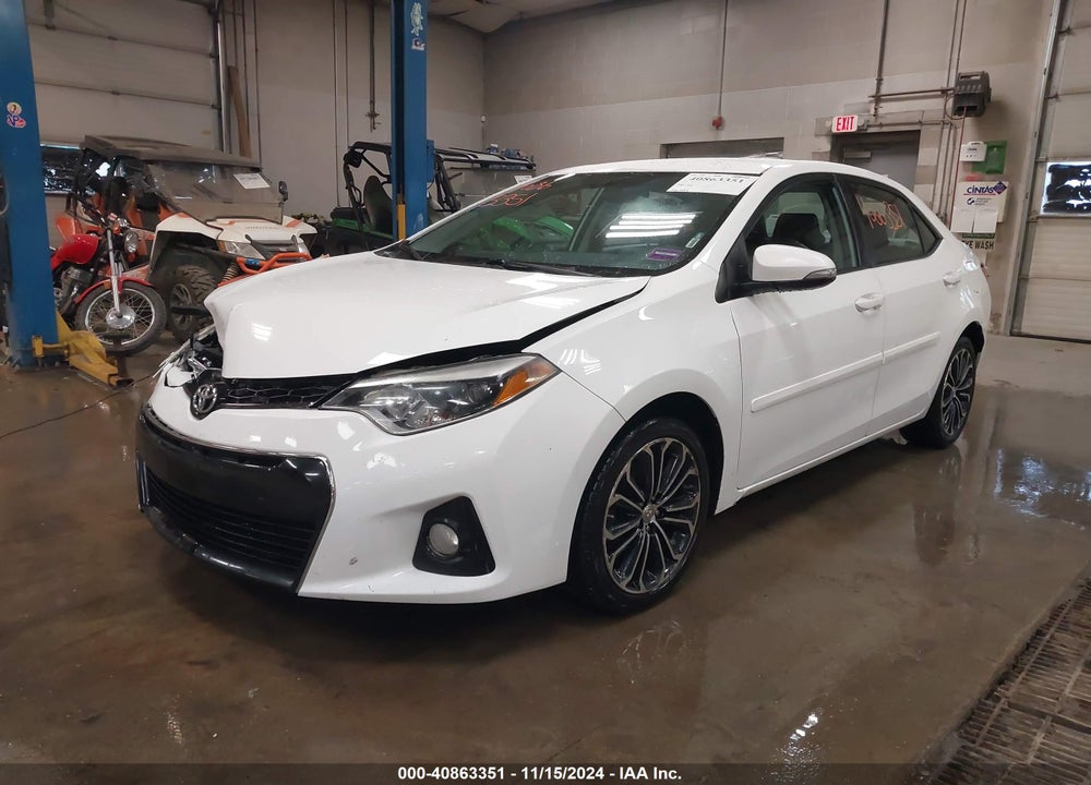 2014 TOYOTA COROLLA S PLUS VIN: 2T1BURHEXEC218493