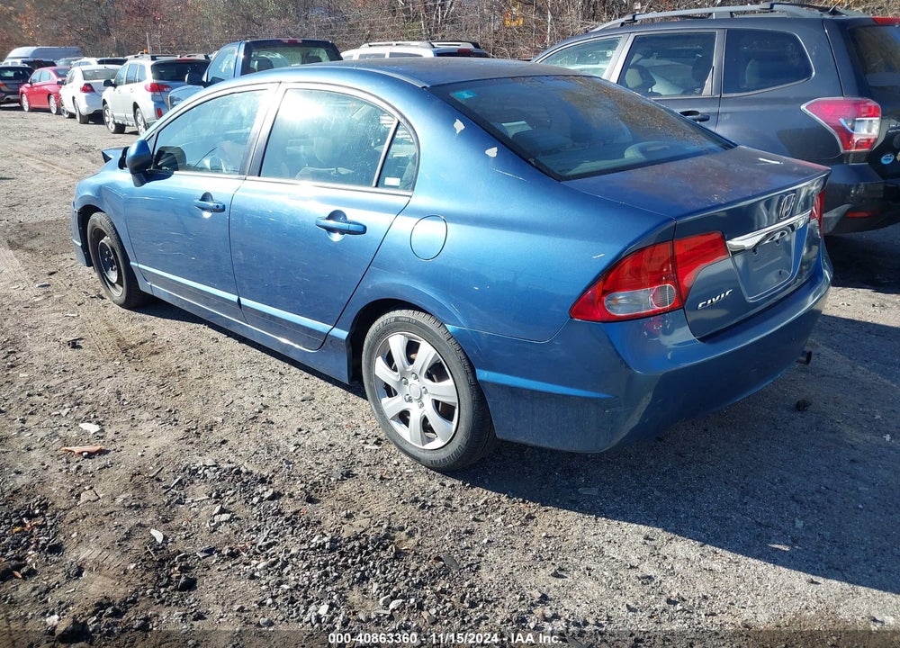 2009 HONDA CIVIC LX VIN: 2HGFA16529H358937