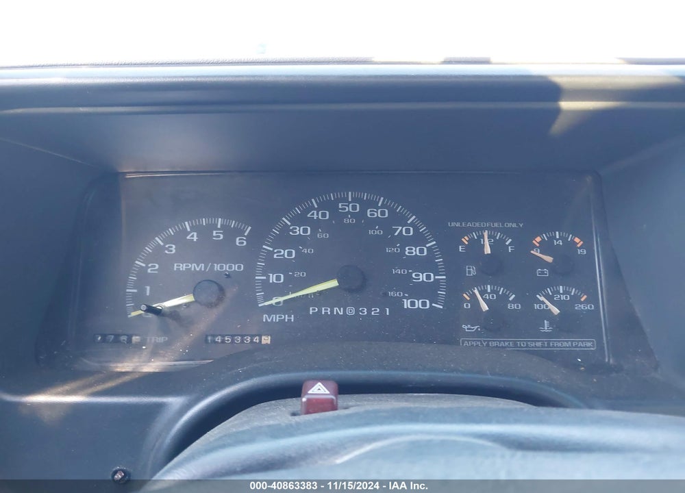 1997 CHEVROLET TAHOE VIN: 3GNEK18R3VG110088