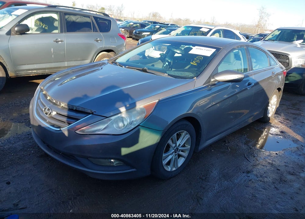 2014 HYUNDAI SONATA GLS VIN: 5NPEB4AC6EH871950