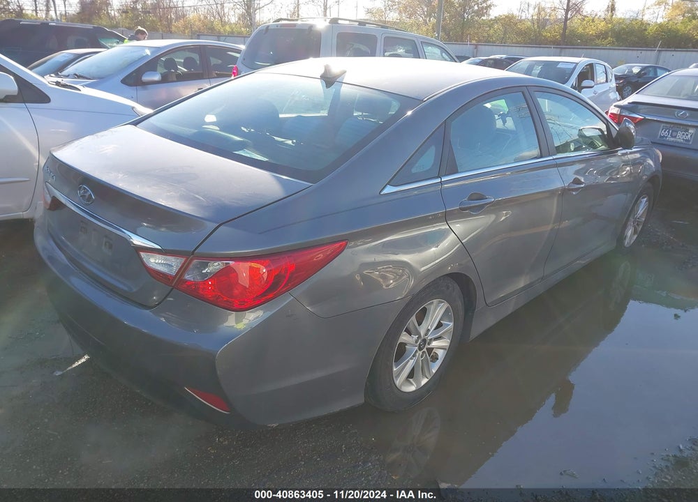 2014 HYUNDAI SONATA GLS VIN: 5NPEB4AC6EH871950