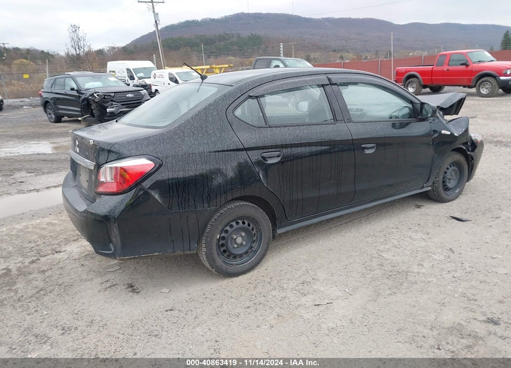 2022 MITSUBISHI MIRAGE G4 BLACK EDITION/ES/LE VIN: ML32FUFJ2NHF09214