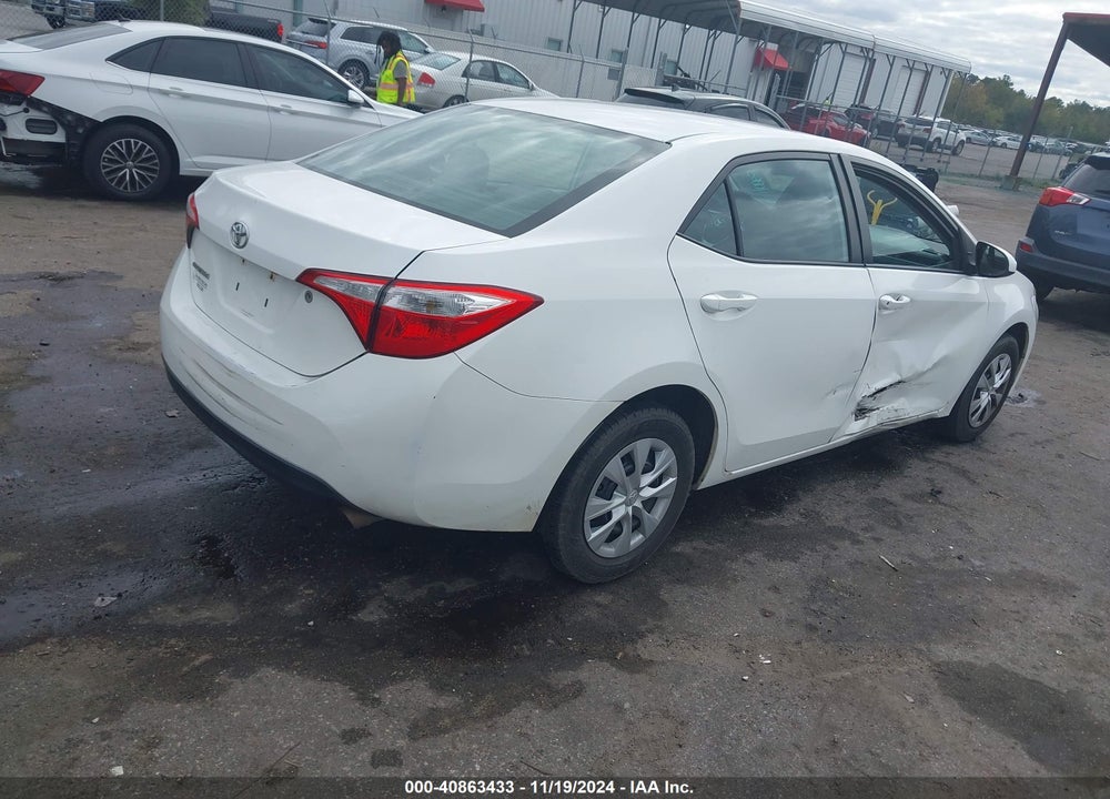 2014 TOYOTA COROLLA L VIN: 5YFBURHE4EP106157