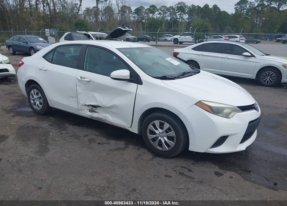 2014 TOYOTA COROLLA L VIN: 5YFBURHE4EP106157