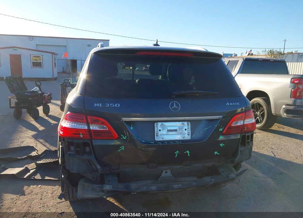 2014 MERCEDES-BENZ ML 350 4MATIC VIN: 4JGDA5HB0EA398857
