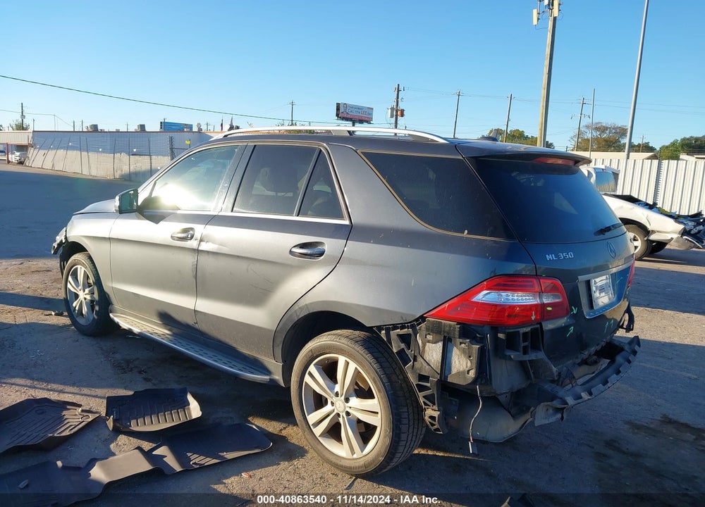 2014 MERCEDES-BENZ ML 350 4MATIC VIN: 4JGDA5HB0EA398857