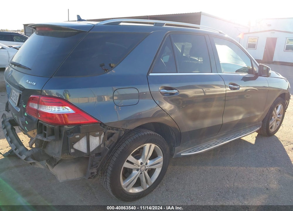 2014 MERCEDES-BENZ ML 350 4MATIC VIN: 4JGDA5HB0EA398857