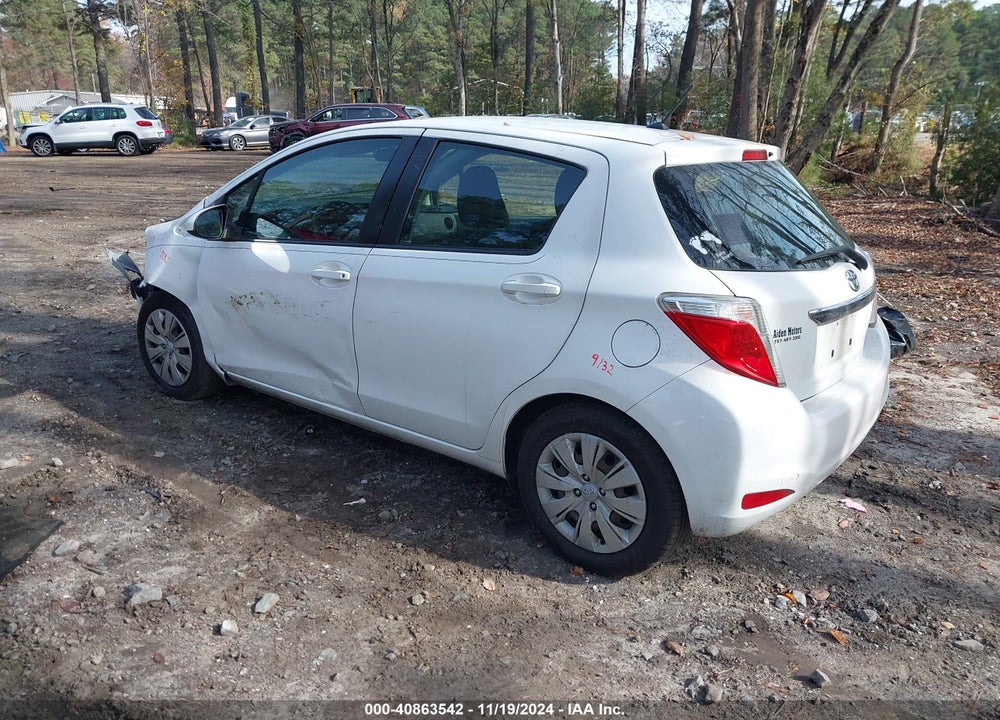 2012 TOYOTA YARIS LE VIN: JTDKTUD30CD512902
