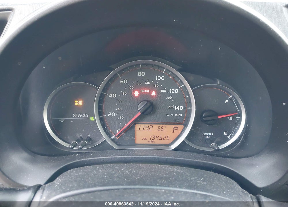 2012 TOYOTA YARIS LE VIN: JTDKTUD30CD512902