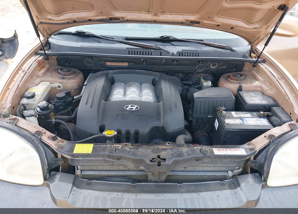 2004 HYUNDAI SANTA FE GLS VIN: KM8SC73D74U778653