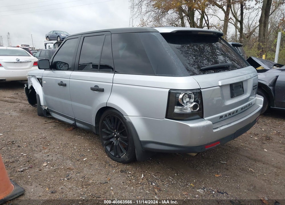 2011 LAND ROVER RANGE ROVER SPORT HSE VIN: SALSK2D43BA270504