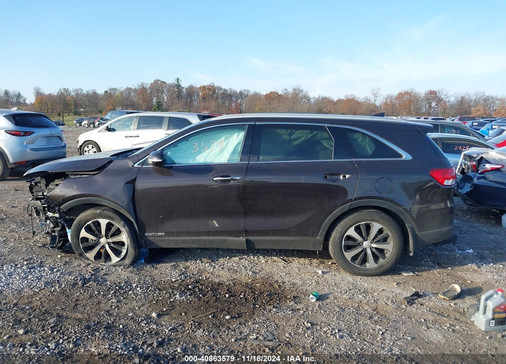 2017 KIA SORENTO 3.3L EX VIN: 5XYPHDA58HG311805