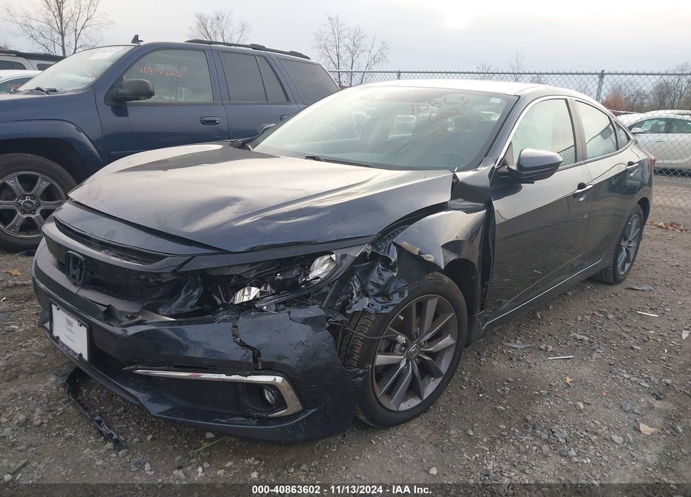 2019 HONDA CIVIC EX VIN: 19XFC1F37KE012732
