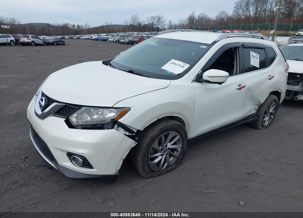 2015 NISSAN ROGUE SL VIN: 5N1AT2MT5FC867389