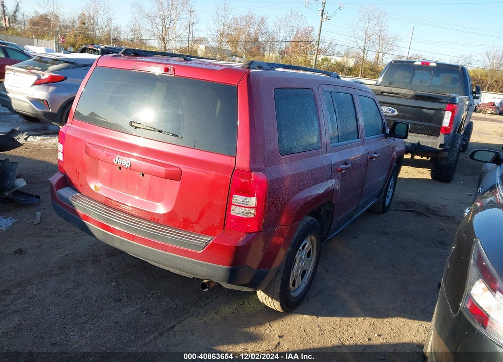 2016 JEEP PATRIOT SPORT VIN: 1C4NJPBB8GD677021