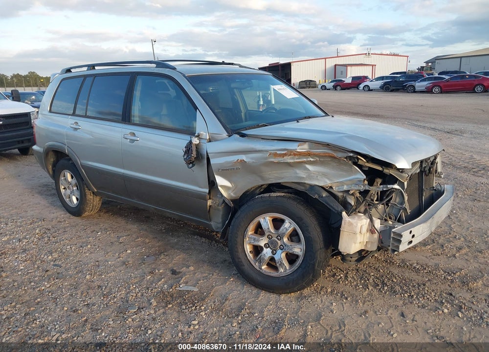 2001 TOYOTA HIGHLANDER V6 VIN: JTEGF21A410022936
