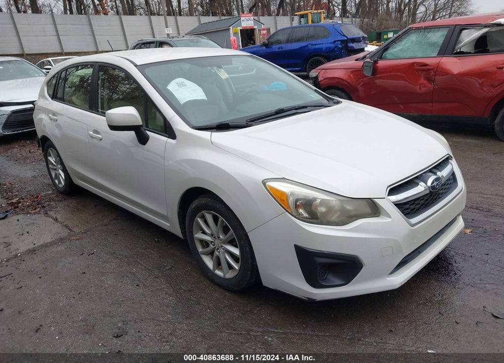 2013 SUBARU IMPREZA 2.0I PREMIUM VIN: JF1GPAC67DH811985