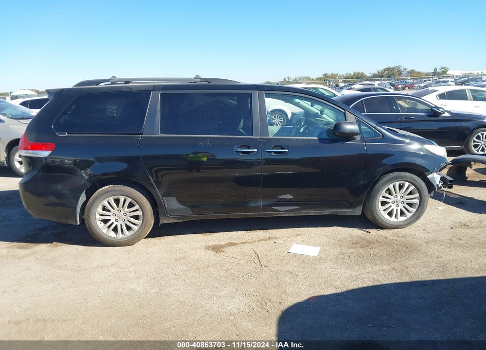 2011 TOYOTA SIENNA XLE V6 VIN: 5TDYK3DC7BS116511