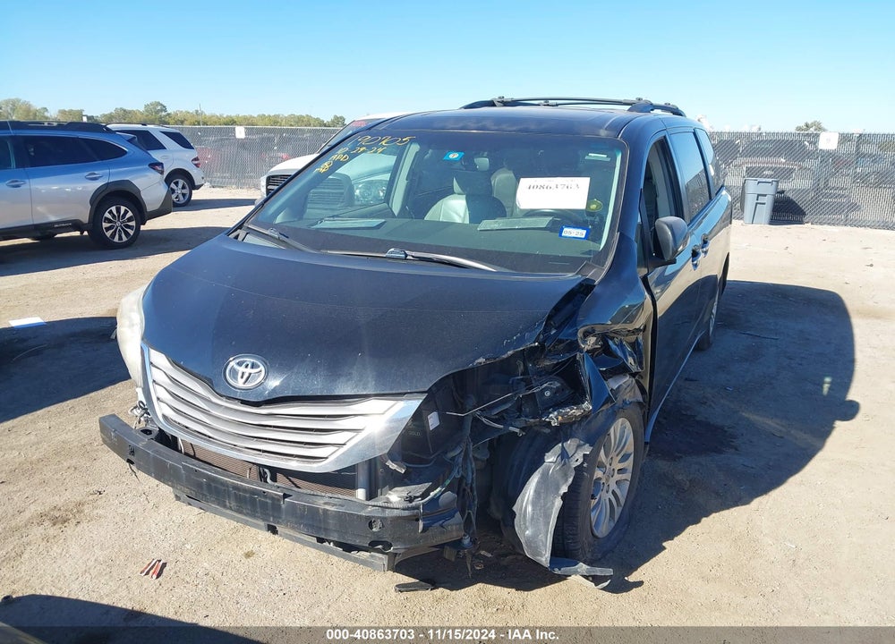 2011 TOYOTA SIENNA XLE V6 VIN: 5TDYK3DC7BS116511