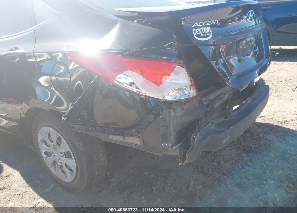 2016 HYUNDAI ACCENT VIN: KMHCT4AE7GU123461