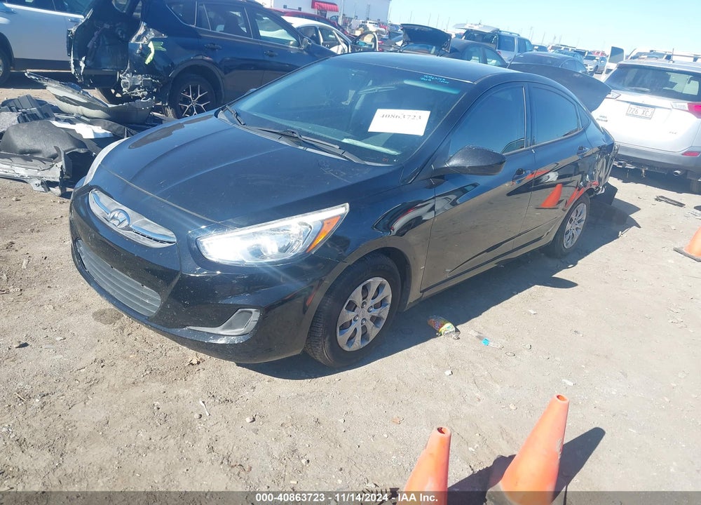 2016 HYUNDAI ACCENT VIN: KMHCT4AE7GU123461