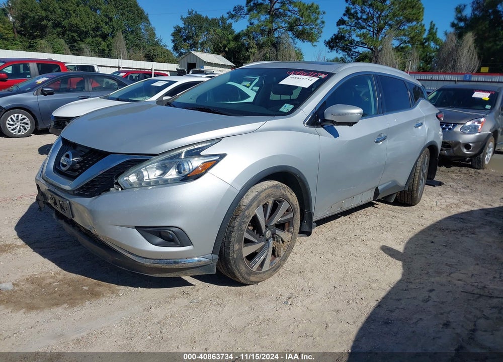 2015 NISSAN MURANO PLATINUM VIN: 5N1AZ2MG6FN279751