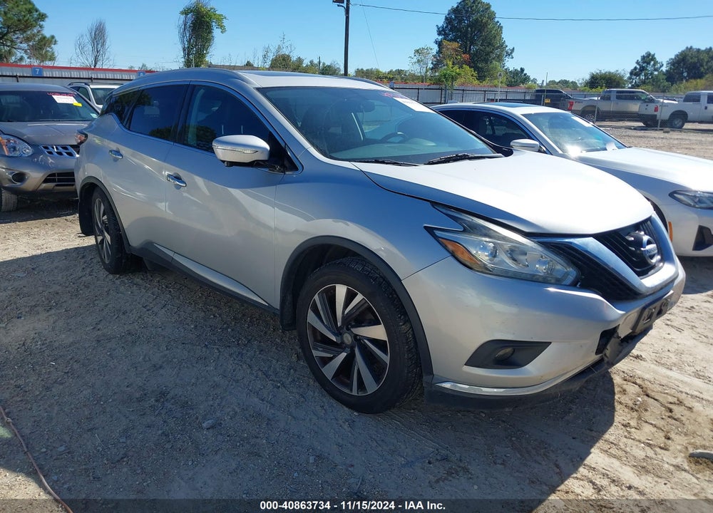 2015 NISSAN MURANO PLATINUM VIN: 5N1AZ2MG6FN279751