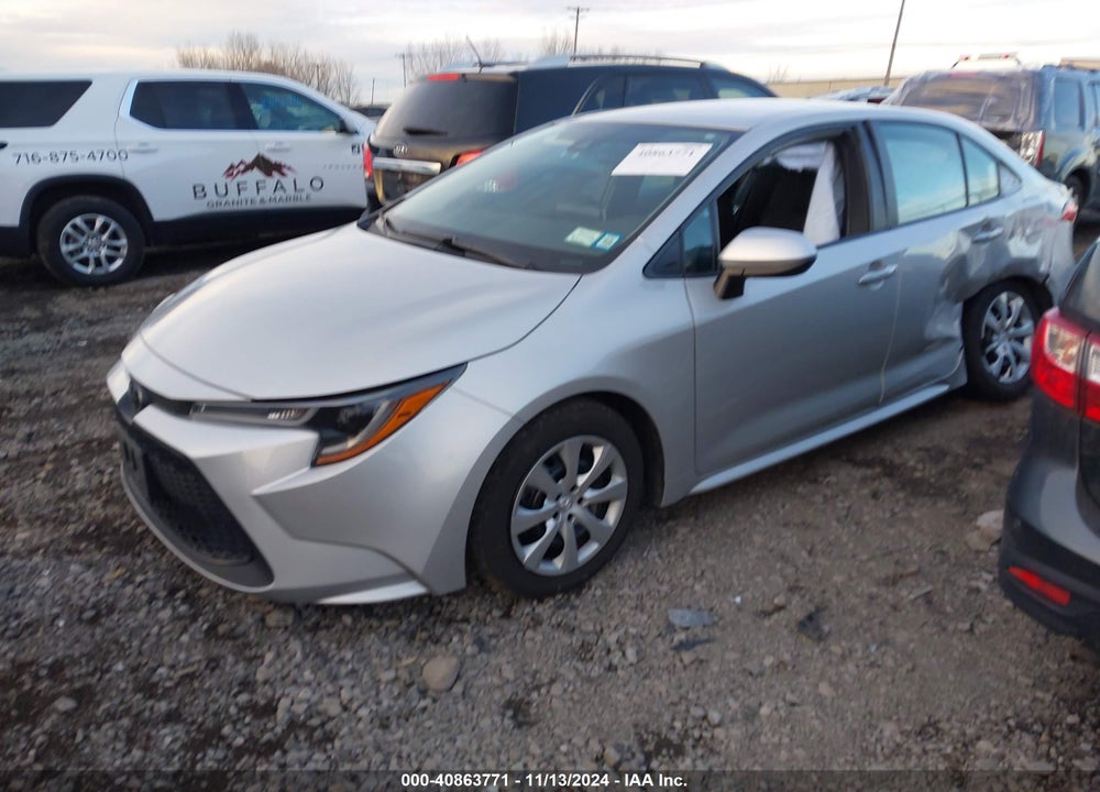 2020 TOYOTA COROLLA LE VIN: 5YFEPRAE0LP143654