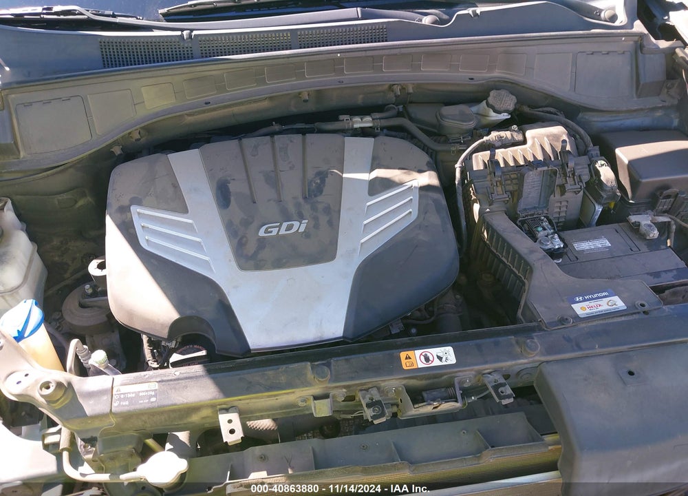 2014 HYUNDAI SANTA FE GLS VIN: KM8SM4HF6EU054069