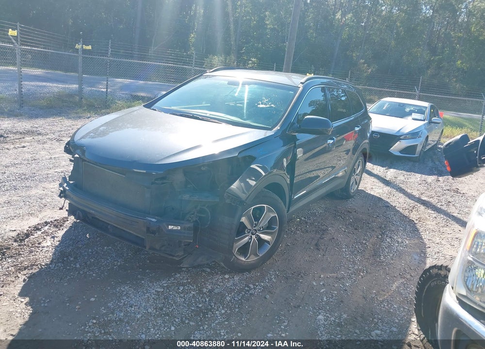 2014 HYUNDAI SANTA FE GLS VIN: KM8SM4HF6EU054069