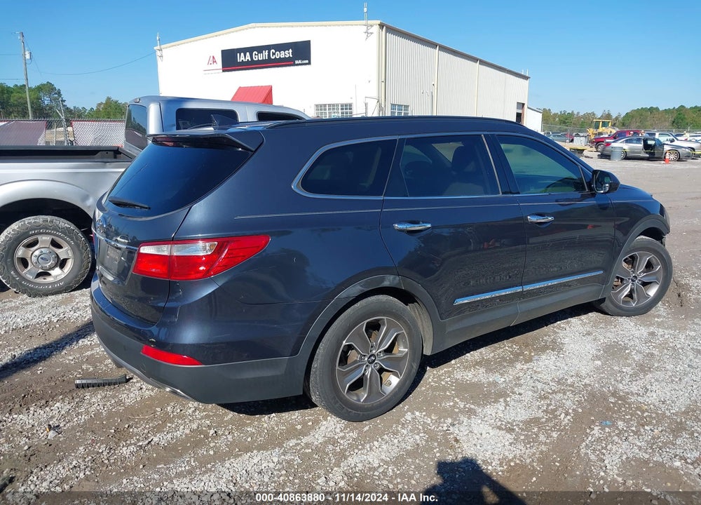 2014 HYUNDAI SANTA FE GLS VIN: KM8SM4HF6EU054069